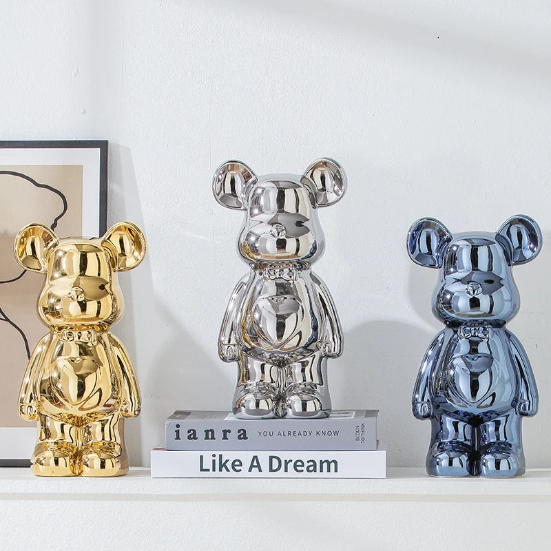 Shiny Bear Home Décor Figurine 17/27cm