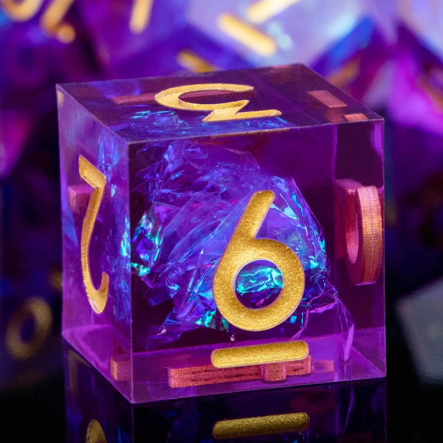 Dark Crystal Resin 7pc Dice Set