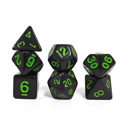 Colourful Resin Dice Set – 26 Designs for D&D and RPGs