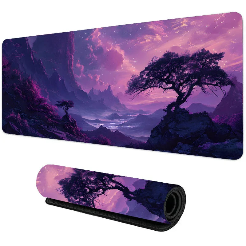 Japanese Moonscape Computer Desk Mat