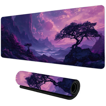 Japanese Moonscape Computer Desk Mat