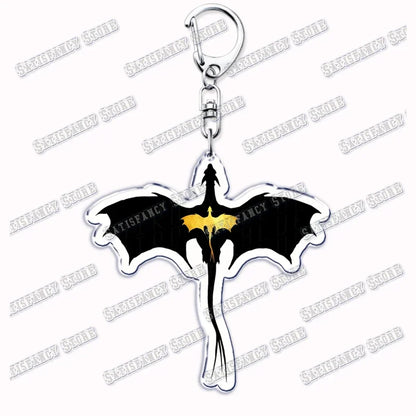 Fourth Wing Basgiath Dragon Keychain