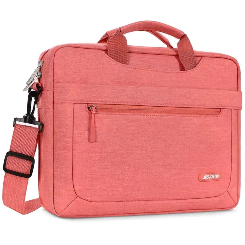 Mosiso Solid Colour Office Laptop Shoulder Bag