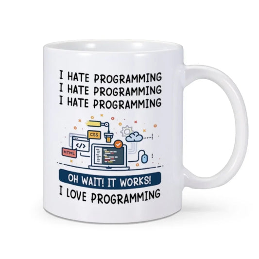 Love-Hate Relationship with Programming Mug
