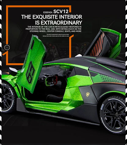 Battery-operated Model Car 1:24 of Lamborghini Essenza SCV12