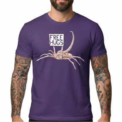 Free Hugs Alien Funny Men's Graphic Tee