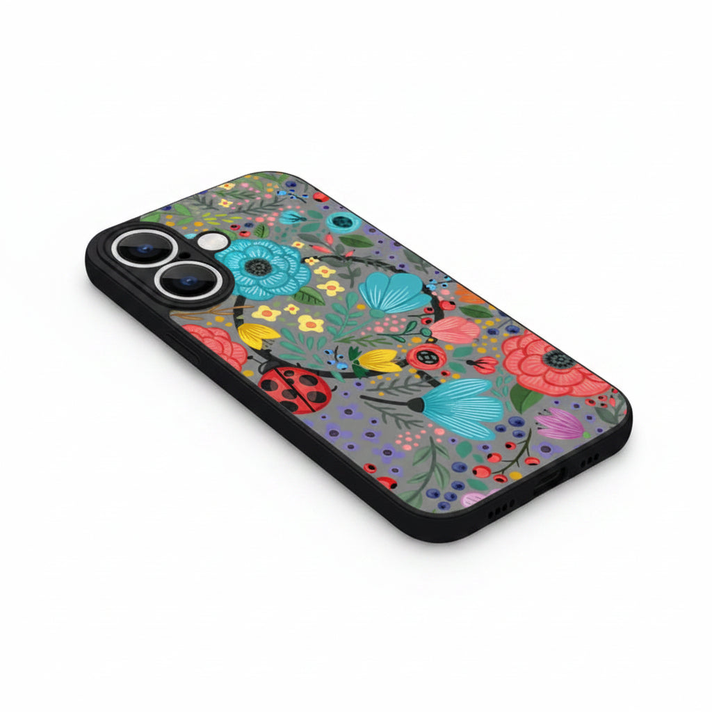 Magnetic Peony Flower Phone Case (for iPhone)