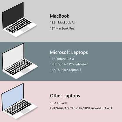 Weave Pattern Laptop Sleeve by Bagsmart - 15.6 inch