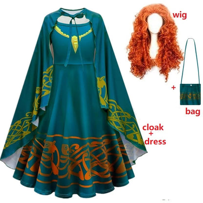 Kids Dress-up Costume of Merida from Brave