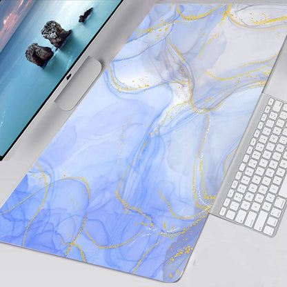 Colourful Marble Keyboard and Mouse Mats