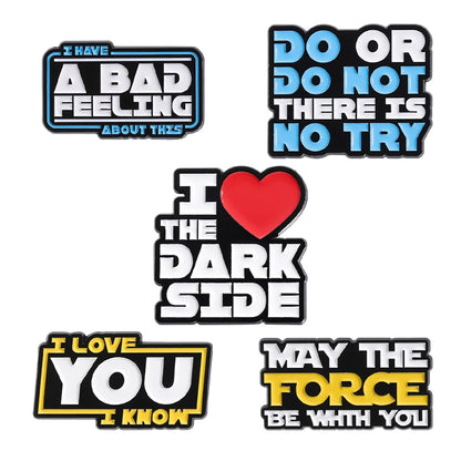 Funny Star Wars Themed Badges