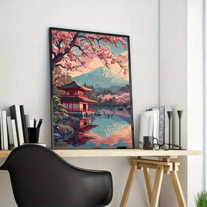 Japanese Scenery and Samurai Canvas Printswall