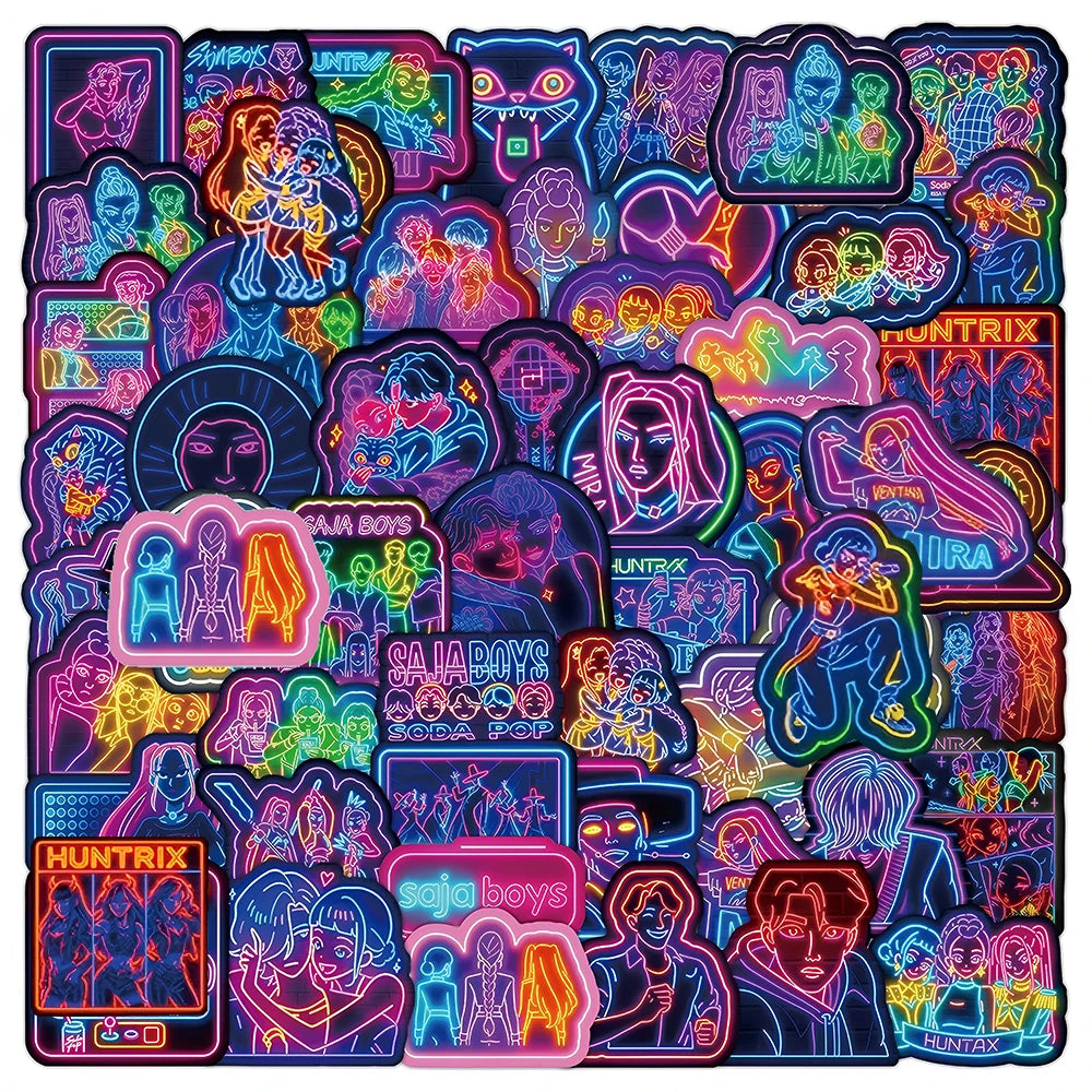 Sticker Decals of K-Pop Demon Hunters