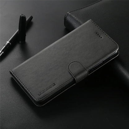 Leather Flip Case with Card Slots for Google Pixel