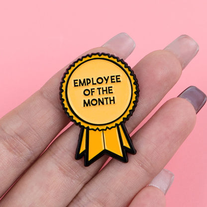 Employee of the Month Enamel Pin