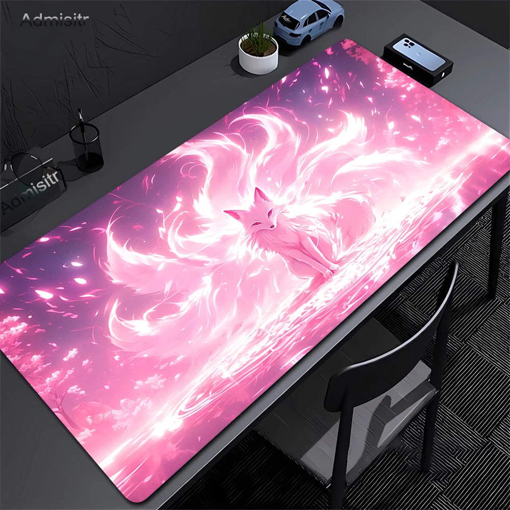 Mythical Fox Landscape Desk and Keyboard Mat