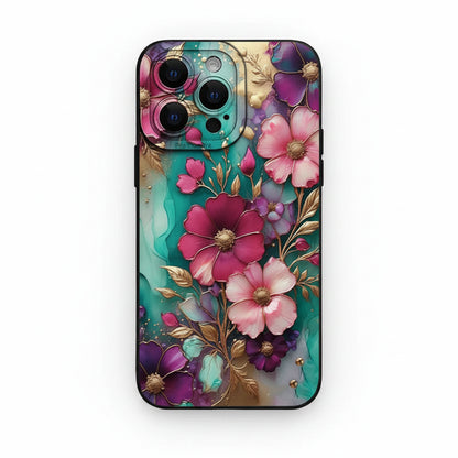 Luxurious Flowers TPU Phone Case (for iPhone)