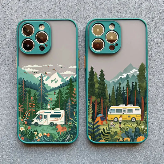 Van Life Forest Landscape Phone Case (for iPhone)