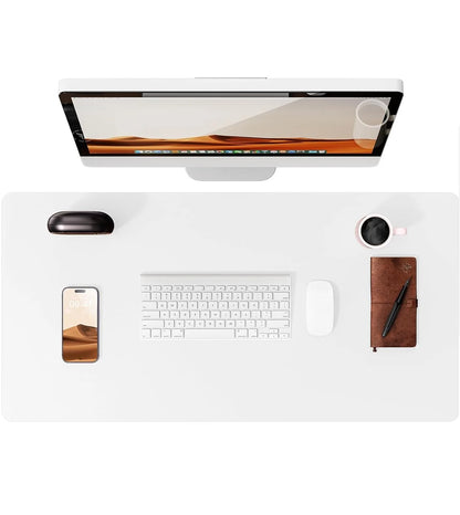 Large Colourful PU Leather Office Desk Mat