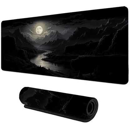 Japanese Moonscape Computer Desk Mat