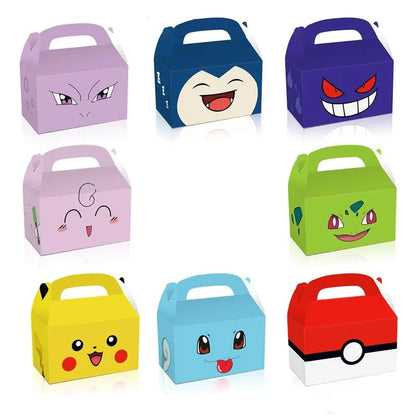 Birthday Party Favour Boxes with Poké-mon Faces