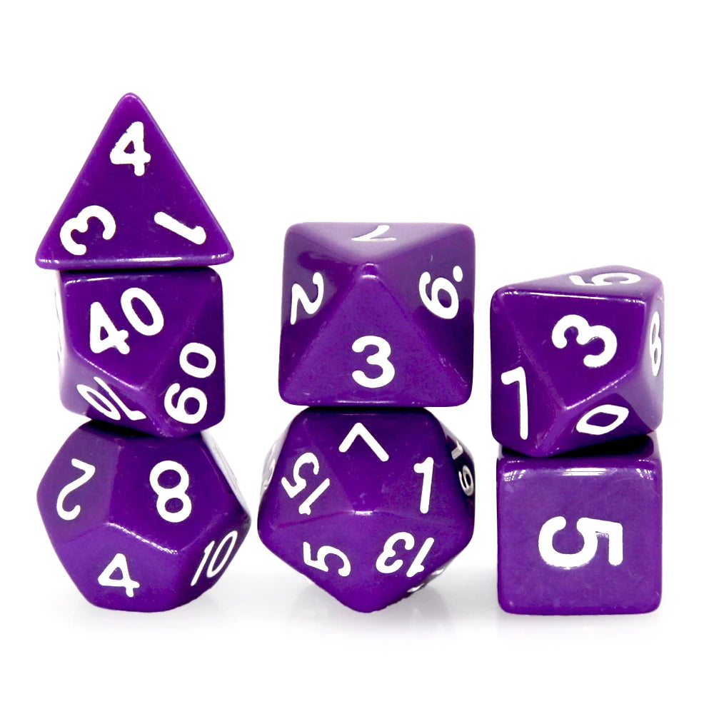 Colourful Resin Dice Set – 26 Designs for D&D and RPGs