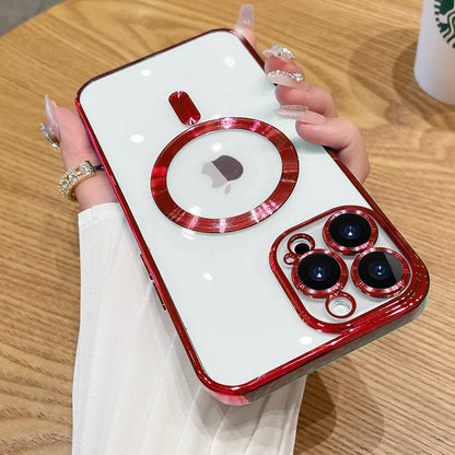 Metallic Plating Magsafe Phone Case ( for iPhone)