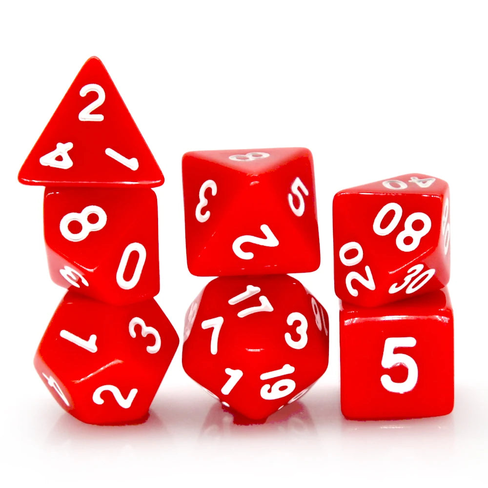 Colourful Resin Dice Set – 26 Designs for D&D and RPGs