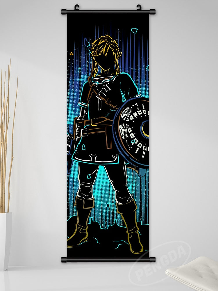 The Legend Of Zelda Dark Poster Scroll Wall Art