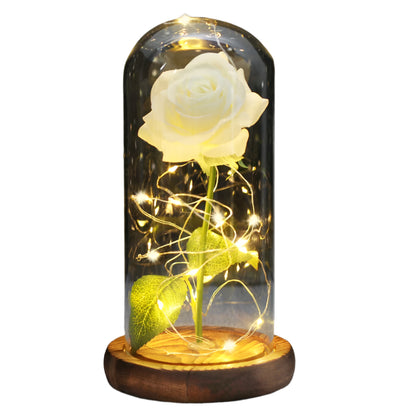 Beauty and the Beast Enchanted Rose Dome Light