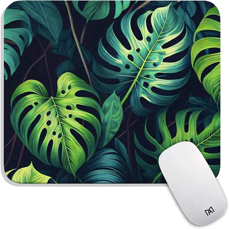 Floral Rectangle Mouse Pads