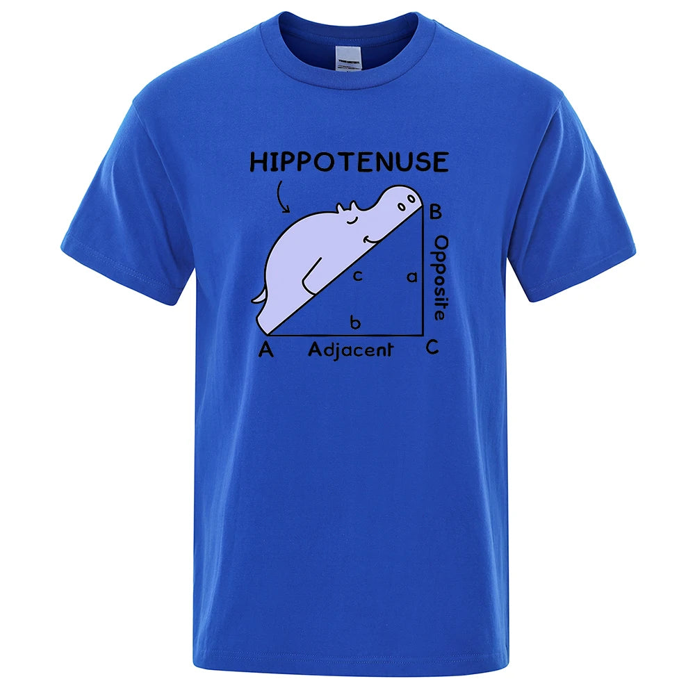 Hippotenuse Funny Men's Graphic Tee