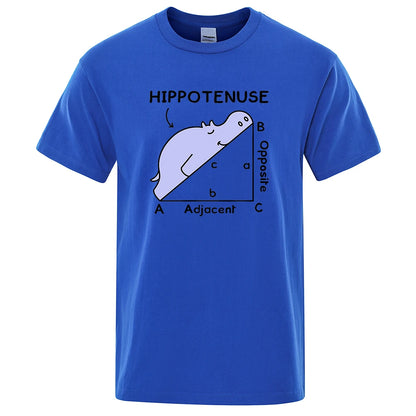 Hippotenuse Funny Men's Graphic Tee