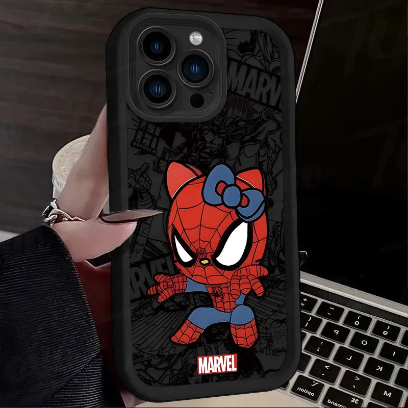 Spider-kitty Silicone iPhone Case