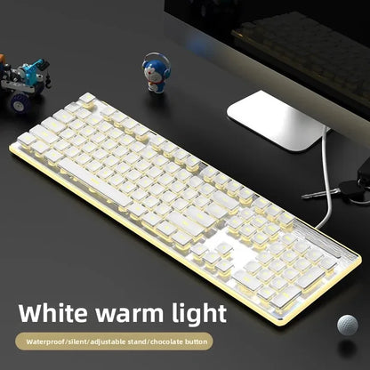 Ultra-Thin Silent Wired Mechanical Keyboard