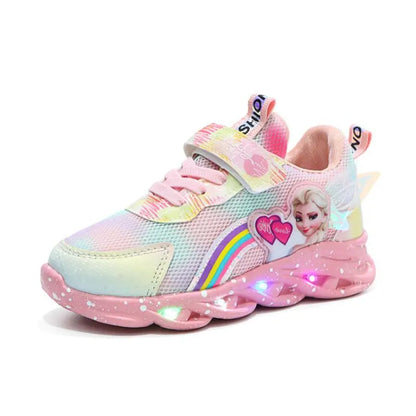 Light-Up Kids Sneakers with Elsa from Frozen