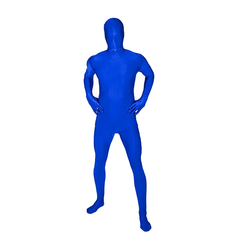 Colourful Adult Zentai Costume Bodysuit