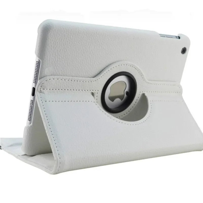 Faux Leather Case with Stand and 360 degree Rotation (for iPad)
