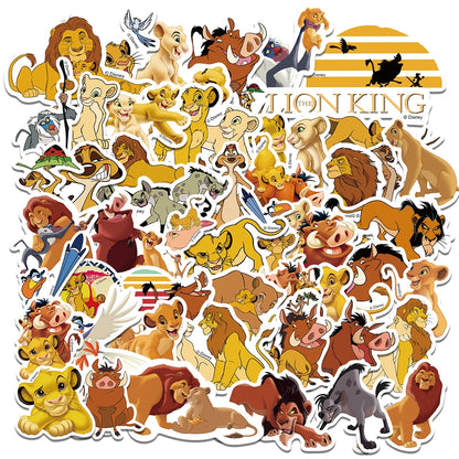 10/30/50PCS Cartoon Decal Stickers of The Lion King
