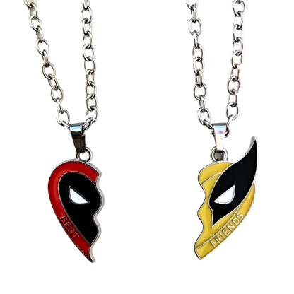 Best Friends Necklace Set of Deadpool & Wolverine