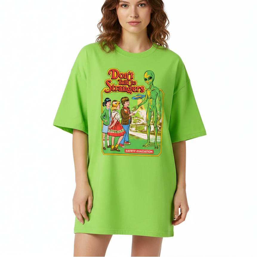 Don't Talk to Strangers Women's Graphic Tee