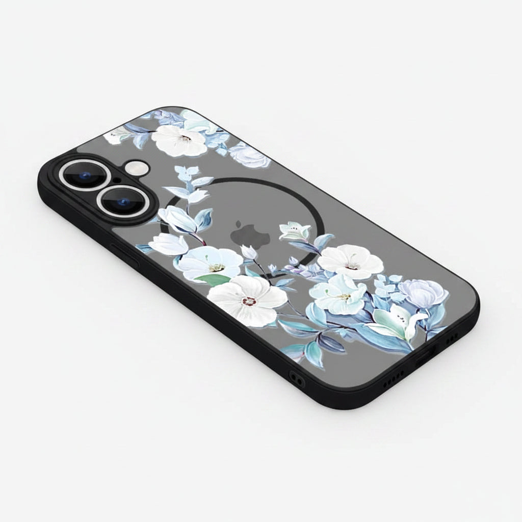 Magnetic Peony Flower Phone Case (for iPhone)
