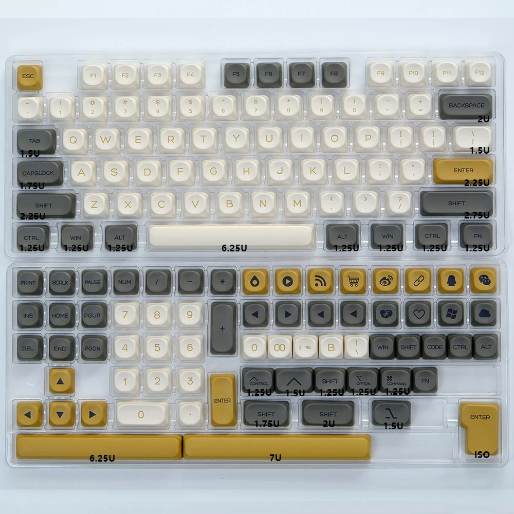 KBDiy 138 Keycap Set for Mechanical Keyboard