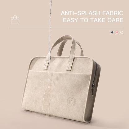 Cute Office Laptop Bag with Teddy Accessory