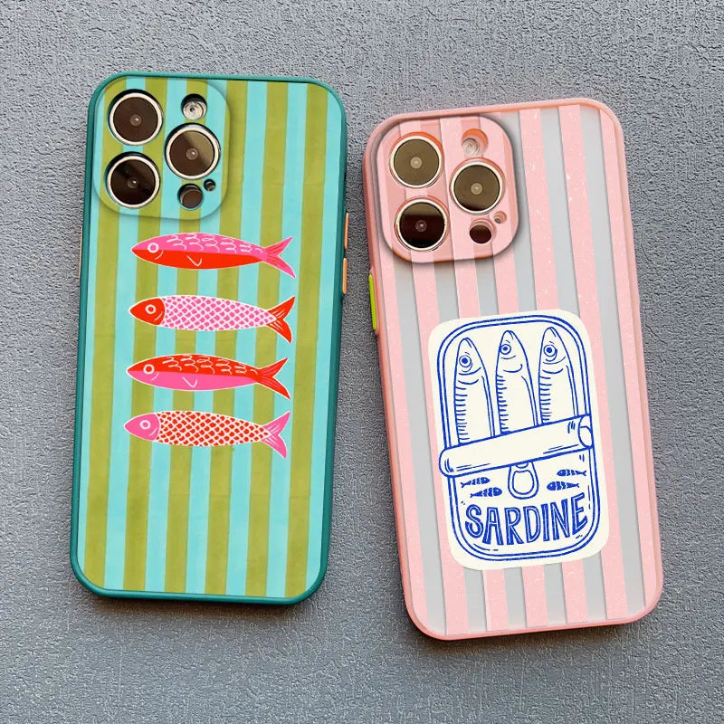 Sardines Funny Colourful Phone Case (for iPhone)