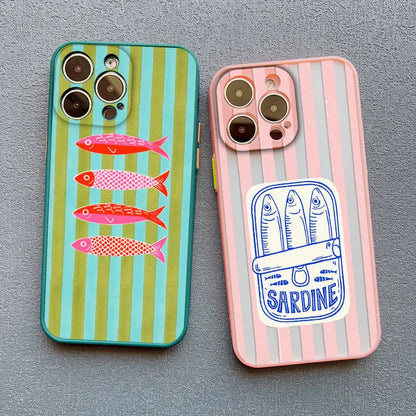 Sardines Funny Colourful Phone Case (for iPhone)