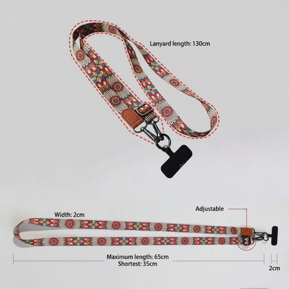 Retro Colourful Work or School Lanyards