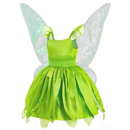 Kids Costume of Green Fairy Princess like Tinkerbell