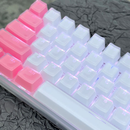 Jelly Crystal Keycaps 136 Keys for Mechanical Keyboard