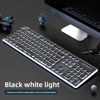Ultra-Thin Silent Wired Mechanical Keyboard